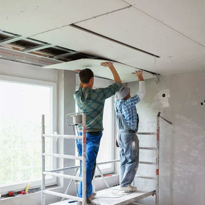 अच्छा मूल्य आंतरिक दीवार विभाजन के लिए सजावटी 12 मिमी प्लास्टर बोर्ड, जिप्सम बोर्ड 4x8 ऑनलाइन