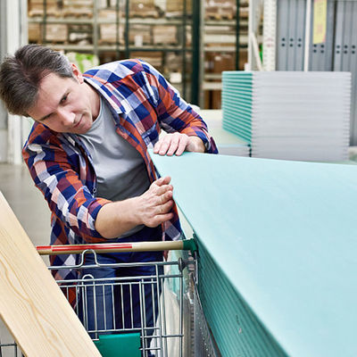 अच्छा मूल्य छत के लिए अनुकूलित 9.5 मिमी टेपर्ड एज प्लास्टरबोर्ड नमीरोधी ऑनलाइन