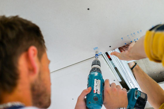 अच्छा मूल्य एंटी मिल्ड्यू 12 मिमी प्लास्टरबोर्ड शीट्स, होटल लाइब्रेरी के लिए साधारण जिप्सम बोर्ड ऑनलाइन