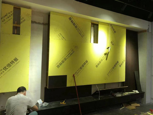 अच्छा मूल्य पतला एज शीसे रेशा जिप्सम बोर्ड, जिप्सम 12.5 एमएम प्लास्टरबोर्ड OEM का सामना करना पड़ा ऑनलाइन