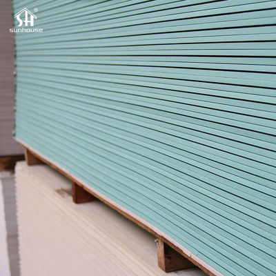 अच्छा मूल्य 12.5 मिमी ग्रीन जिप्सम बोर्ड 4x8 फीट आंतरिक दीवारों के लिए ऑनलाइन