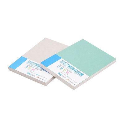 अच्छा मूल्य 9 मिमी अग्निरोधक जिप्सम बोर्ड 1220x2440 मिमी इनडोर दीवारों के लिए ऑनलाइन