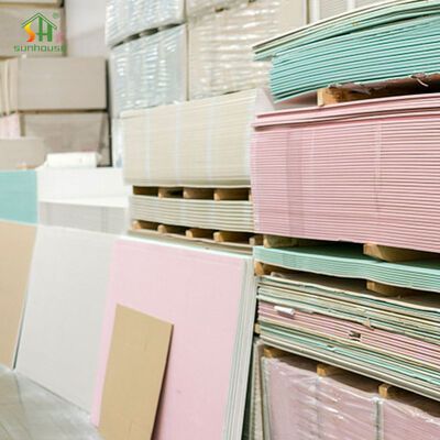 अच्छा मूल्य छत और विभाजन के लिए मानक जिप्सम बोर्ड हल्के पैनल आग प्रतिरोधी नमी प्रतिरोधी चिकनी सतह पर्यावरण के अनुकूल ऑनलाइन